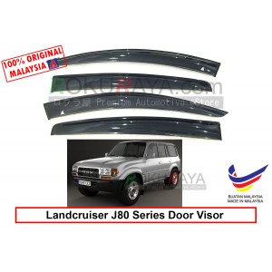 Toyota Landcruiser J80 Series 1990-1997 AG Door Visor Air Press Wind Deflector (Big 12cm Width)
